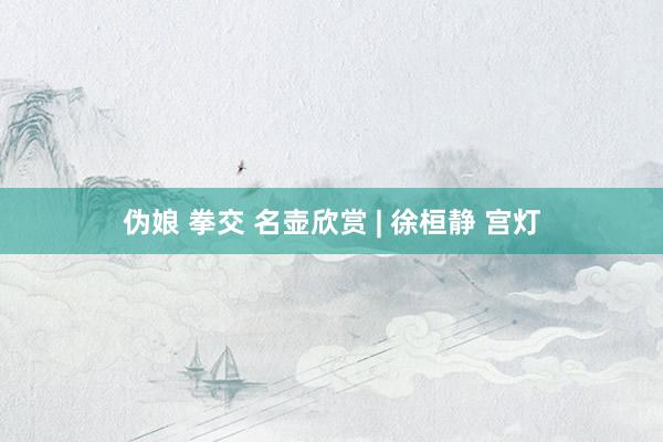 伪娘 拳交 名壶欣赏 | 徐桓静 宫灯